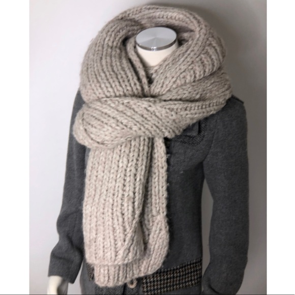 Rare‼️J. Crew Rare Oversized 100% Wool Warm Scarf - Picture 10 of 11